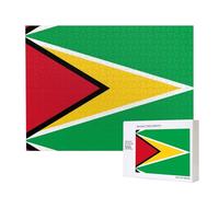 Phayah Bandiera della Guyana Pattern Puzzle Unico Jigsaw Wall Art Picture per la Decorazione Domestica 500 Pz
