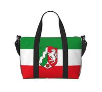 Phayah Bandiera della Renania Settentrionale-Vestfalia Borse da fine settimana per le donne, borsone da viaggio borsa da viaggio per il fine settimana borsa sportiva da palestra borsa a tracolla