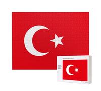 Phayah Bandiera della Turchia Modello Puzzle Unico Jigsaw Wall Art Picture per la Decorazione Domestica 500 Pz