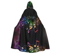 PHAYAH Bella Note Colorate Modello Adulto Con Cappuccio Mantello Con Cappuccio Veste Mantello Delle Donne Degli Uomini Halloween Dress Up Partito Cosplay Costumi