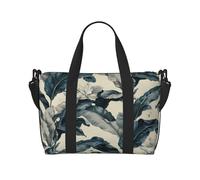 Phayah Big Banana Leaf Crossbody Borsa da viaggio Overnighter Duffel Bags Carry On Size Ideale per la scuola o borsa da viaggio durante la notte