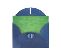 PHAYAH Biglietti di auguri vuoti con buste, motivo prato verde, 10,2 x 15,2 cm, biglietti di ringraziamento per Natale, vacanze, compleanno, laurea, anniversario, blu