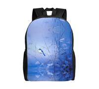 PHAYAH Bird On A Reed Branch Modello Leggero 16 Pollice Laptop Bag Per Ragazze Donne Casual Spalle Zaino Back To School School Bag