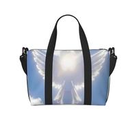 Phayah Borsa da viaggio a tracolla con uccellino rivolto verso il sole, borsone da viaggio per la notte, ideale per la scuola o la notte borsa da viaggio
