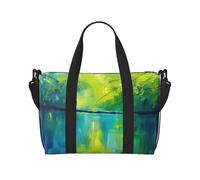 Phayah Borsa da viaggio a tracolla con uccellino sul ramo borsone da viaggio ideale per la scuola o la notte borsa da viaggio