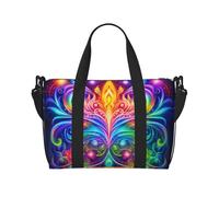 Phayah Borsa da viaggio con ali colorate borsa da viaggio borsa da viaggio borsa da viaggio borsa da viaggio per oggetti personali da viaggio per la notte pieghevole unisex