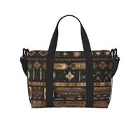 Phayah Borsone da viaggio a tracolla in stile bohémien, ideale per la scuola o il viaggio durante la notte