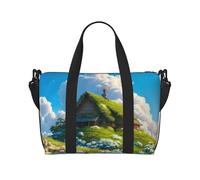 Phayah Cabin in The Woods Borsone da viaggio Weekender Pernottamento Palestra Tote per donne ragazze Borsa a tracolla Allenamento Resistente all'acqua, Nero , Taglia unica