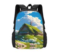 PHAYAH Cabin In The Woods Modello Leggero 16.5 Pollice Laptop Bag Per Le Ragazze Donne Casual Spalle Zaino Back To School Schoolbag