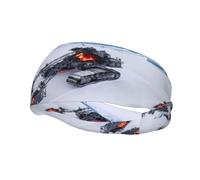Phayah Car In Snow Pattern Donne Uomini Atletici Fasce per Capelli Per Yoga Corsa Umidità Elastico Sudore Traspirante Fascia per la Testa