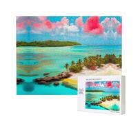Phayah Caraibi Scenery Pattern Puzzle Unico Jigsaw Wall Art Picture per la decorazione della casa 500 pz