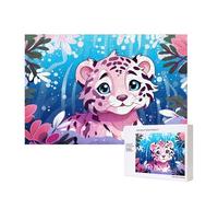 Phayah Carino Snow Leopard Pattern Puzzle Unico Jigsaw Wall Art Picture per la decorazione della casa 300 pz