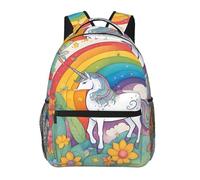 PHAYAH Cartone animato Unicorni Modello Casual Spalle Classica Base Zaino Da Viaggio Viaggio E Attività All'aperto Resistente, Unicorni dei cartoni animati, Taglia unica