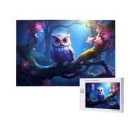 Phayah Cartoon Cute Owl Pattern Puzzle Unico Jigsaw Wall Art Picture per la decorazione domestica 1000 pz