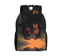 PHAYAH Cat Out Of The Shadows Modello Leggero 16 Pollice Laptop Bag Per Le Ragazze Donne Casual Spalle Zaino Ritorno A Scuola