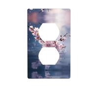 Phayah Cherry Blossoms In The Water Pattern Outlet Covers Wall Plate Presacolo Duplex Interruttore Della Luce Piastra di Copertura Singola Doppia Presa Elettrica Placca Elettrica