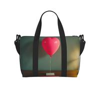 Phayah Confession - Borsone da viaggio con palloncini, borsa sportiva da palestra, borsa da donna per la notte, Nero , Taglia unica