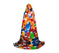 PHAYAH Confetteria Modello Mantello Con Cappuccio Mantello Strega Costumi di Halloween Per Cosplay Costume Mascherata Donne Uomini Robe S