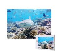 Phayah Coral Reef Pattern - Puzzle da 1000 pezzi, puzzle in legno, giocattolo fai da te, 75 x 50 cm