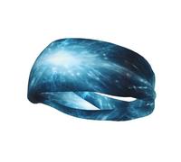 Phayah Cosmic Rays - Fascia per capelli da donna e uomo, per corsa, ciclismo, yoga, palestra, allenamento