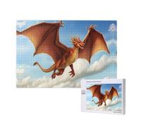 Phayah Drago volante nel cielo puzzle per adulti 1000 pezzi giocattoli per lo sviluppo dell'intelligenza dei bambini 29,5 x 19,7
