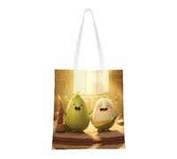 PHAYAH Due Avocado Modello Tela Tote Bag Tasca Riutilizzabile Borse di Panno Per Palestra Spiaggia Shopping Drogheria Regali Alla Moda