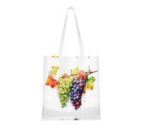 PHAYAH Due grappoli di uva modello di tela Tote Bag Pocket riutilizzabile borse di stoffa per palestra spiaggia shopping drogheria regali alla moda
