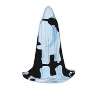 PHAYAH Elefante Baby Modello Halloween Stregoneria Stregoneria con cappuccio Mantello Natale Felpa con cappuccio Cosplay Festa in maschera Vestito Regalo Costume M