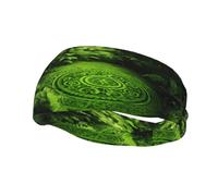 Phayah Fasce per il sudore, motivo totem, motivo foresta, mistero, allenamento, sport, fascia assorbente, per basket, calcio, ciclismo, corsa, yoga