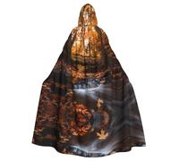 PHAYAH Fig. Intimo e comprensivo Amico Modello Halloween Stregoneria Stregoneria Vestaglia con cappuccio Mantello Natale Felpa con cappuccio Cosplay Festa in maschera Vestito Regalo Costume