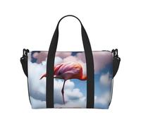 Phayah Flamingo In The Clou Weekender Borse per le donne, Borsone da viaggio Borsa da viaggio Pernottamento Weekend Borsa Sport Palestra Tote Bag Crossbody Bag