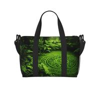 Phayah Foresta Mistero Totem Viaggio Duffel Bag Borsa a mano Bagagli Da Trasporto Borsa Da Viaggio Pernottamento Pieghevole Unisex Compagnia Aerea Articoli Personali Borsa
