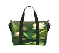 Phayah Frog Under Lotus Leaf Travel Duffel Bag Handbag Carry-On Bagaglio Borsa Da Viaggio Pernottamento Pieghevole Unisex Compagnia Aerea Borsa Articoli Personali