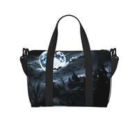 Phayah Full Moon Bat Travel Duffel Bag Borsa a mano Borsa Bagagli Da Trasporto Borsa Da Viaggio Pieghevole Unisex Compagnia Aerea Articoli Personali Borsa