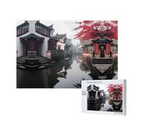 Phayah Gangnam Style Water Town Puzzle 1000 pezzi per puzzle puzzle in legno Forfamily amico Home Decor Wall Art 29,5 X 19,7 pollici