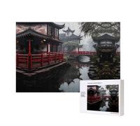 Phayah Gangnam Style Water Town2 Puzzle da 300 pezzi per puzzle puzzle in legno per famiglia amico Home Decor Wall Art 15,7 x 11 pollici
