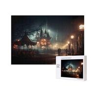 Phayah Ghost Town Mania Puzzle 300 Pezzi Per Puzzle Puzzle In Legno Per Famiglia Amico Home Decor Wall Art 15.7 X 11 In