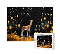 Phayah Giraffa al tramonto puzzle per adulti 500 pezzi. Decorazione per la casa festa di compleanno per uomini donne 50,4 x 38,1 cm