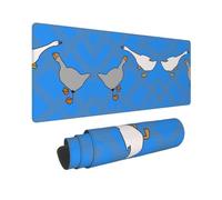 Phayah Grey Goose - Tappetino per mouse grande, accessori da scrivania per ufficio, tappetino per mouse da gioco impermeabile, tappetino per computer, 30 x 80 cm