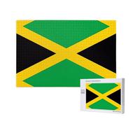 Phayah Jamaica Flag Pattern Puzzle Unico Jigsaw Wall Art Picture per la decorazione della casa 1000 pz