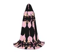 PHAYAH Little Ballerina Dancing Girl Pattern Halloween Adulto Cappuccio Veste Mantello, Donne Uomini Halloween Dress Up Party Cosplay Costumi L