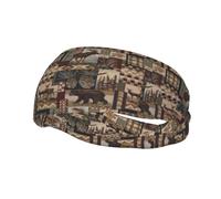 PHAYAH Lodge Bear Cervo modello fascia sportiva adatta per la corsa yoga basket fascia elastica umidità