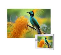 Phayah Long-Plume Bluebird Puzzle per adulti 1000 pezzi. Decorazione per la casa festa di compleanno per uomini e donne 29,5 x 19,7