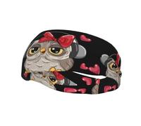 PHAYAH Love Owl modello fascia sportiva adatta per la corsa yoga basket fascia elastica umidità