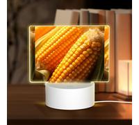 PHAYAH Luce notturna a forma di mais, rettangolare, a LED, con cavo USB, regolabile, 3 colori, per adulti e bambini, camera da letto