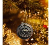 Phayah Magico Design Norreno Rune Bussola Modello Hristmas Ceramica Rotondo Ciondolo Albero di Natale Ornamenti Homefor Incontri Decorazione