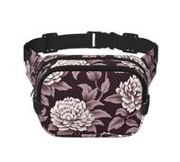 Phayah Marsupio con motivo crisantemo per uomo e donna, marsupio per viaggi, escursionismo, corsa, sport all'aria aperta