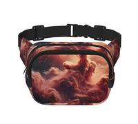 Phayah Marsupio Quantum con nebulosa per uomo e donna, marsupio per viaggi, escursionismo, corsa, sport all'aria aperta