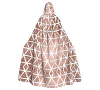 PHAYAH Modello Oro Rosa Sfondi Modello Adulto Con Cappuccio Mantello Con Cappuccio Veste Mantello Delle Donne Degli Uomini Halloween Dress Up Partito Cosplay Costumi
