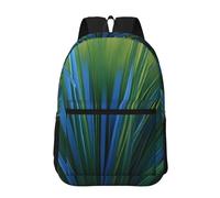 PHAYAH Molto Coppia Di Foglie Verdi Modello Zaino 16 Pollice Per Le Donne Uomini Casual Zaino Teen Ragazzi E Ragazze Laptop Bookbag Viaggi Affari, Gruppo di erba d'acqua, Taglia unica